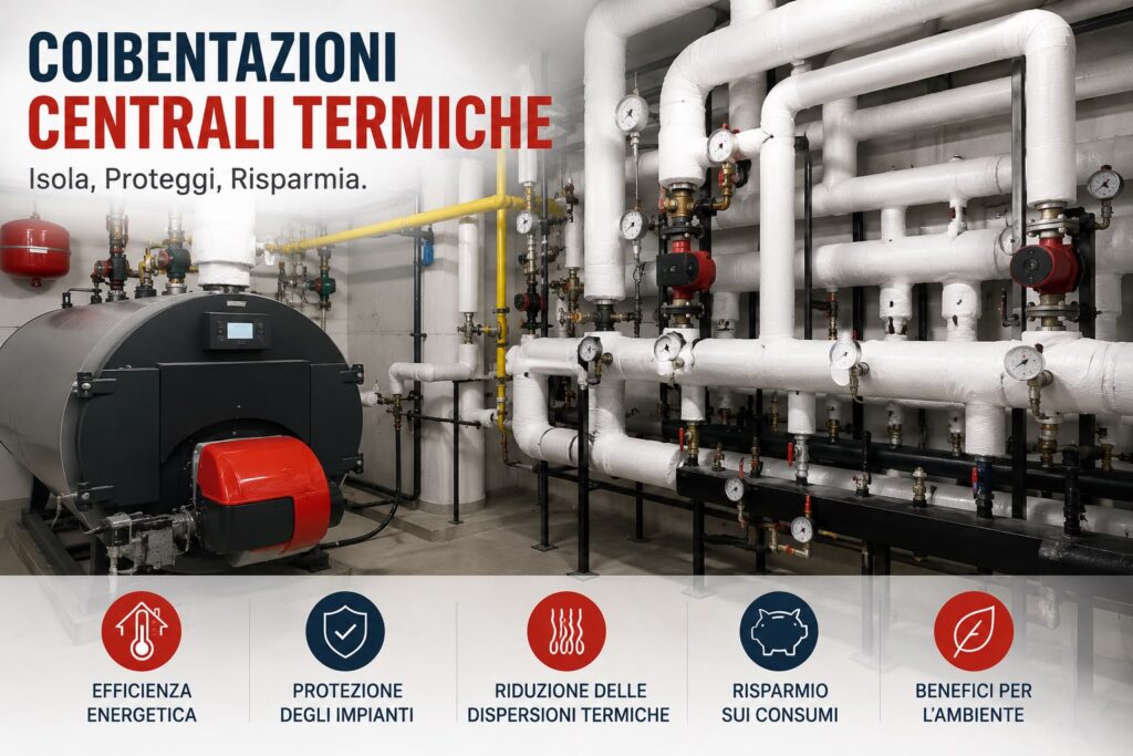 Coibentazione centrali termiche con il rivestimento termico liquido TEMP COAT 101