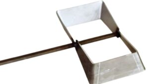 Pala per miscelazione prodotti coating contenenti sfere di ceramica come il Temp Coat 101
