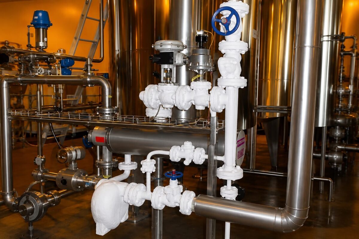Coibentazione valvole industriali e flange con il rivestimento termico ceramico Temp Coat 101