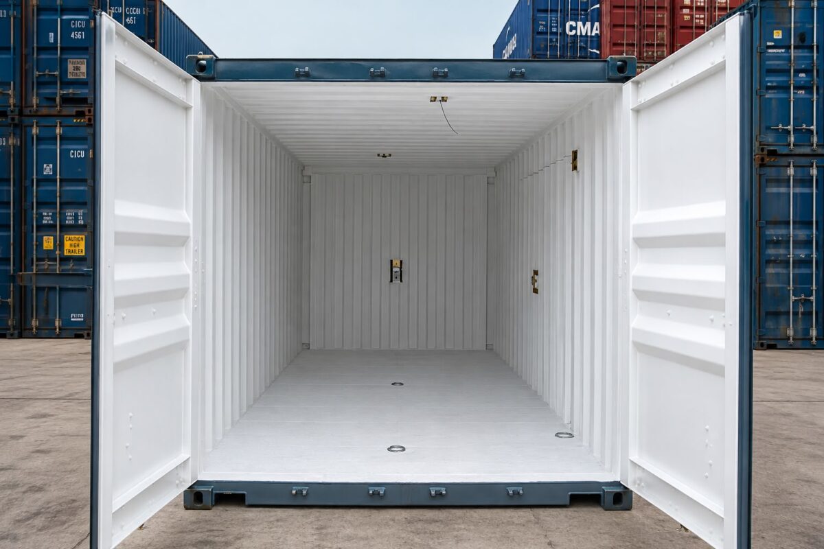 Isolamento termico container interno con l'isolante termico liquido temp coat 101