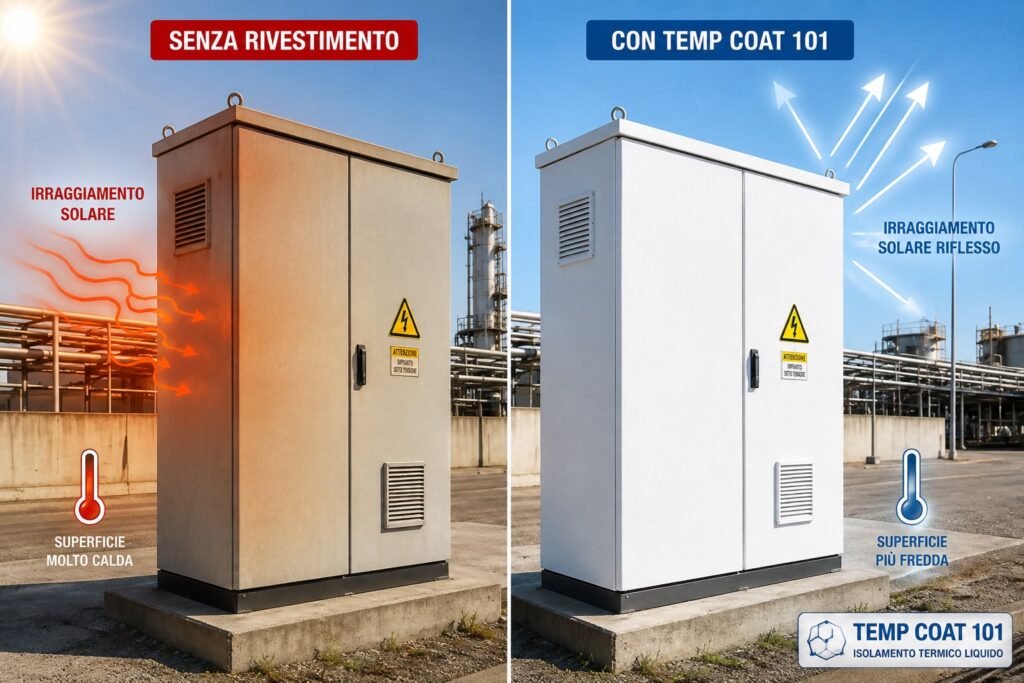 Isolamento termico di un quadro